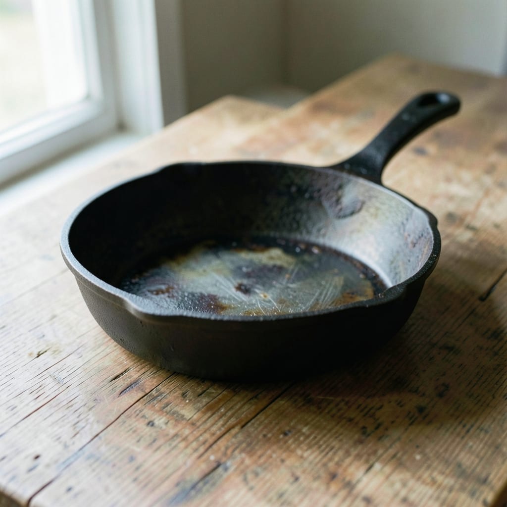 The cast iron skillet