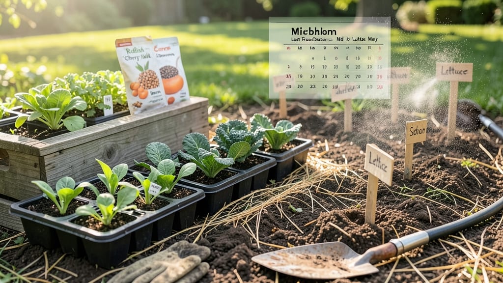 When to Plant Your Garden in Michigan: Last Frost Dates by Zone + Backup Plans