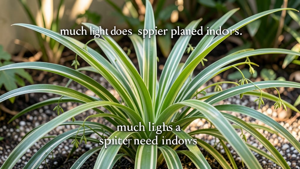 How Much Light Does a Spider Plant Need Indoors: Thriving in Low to Medium Brightness